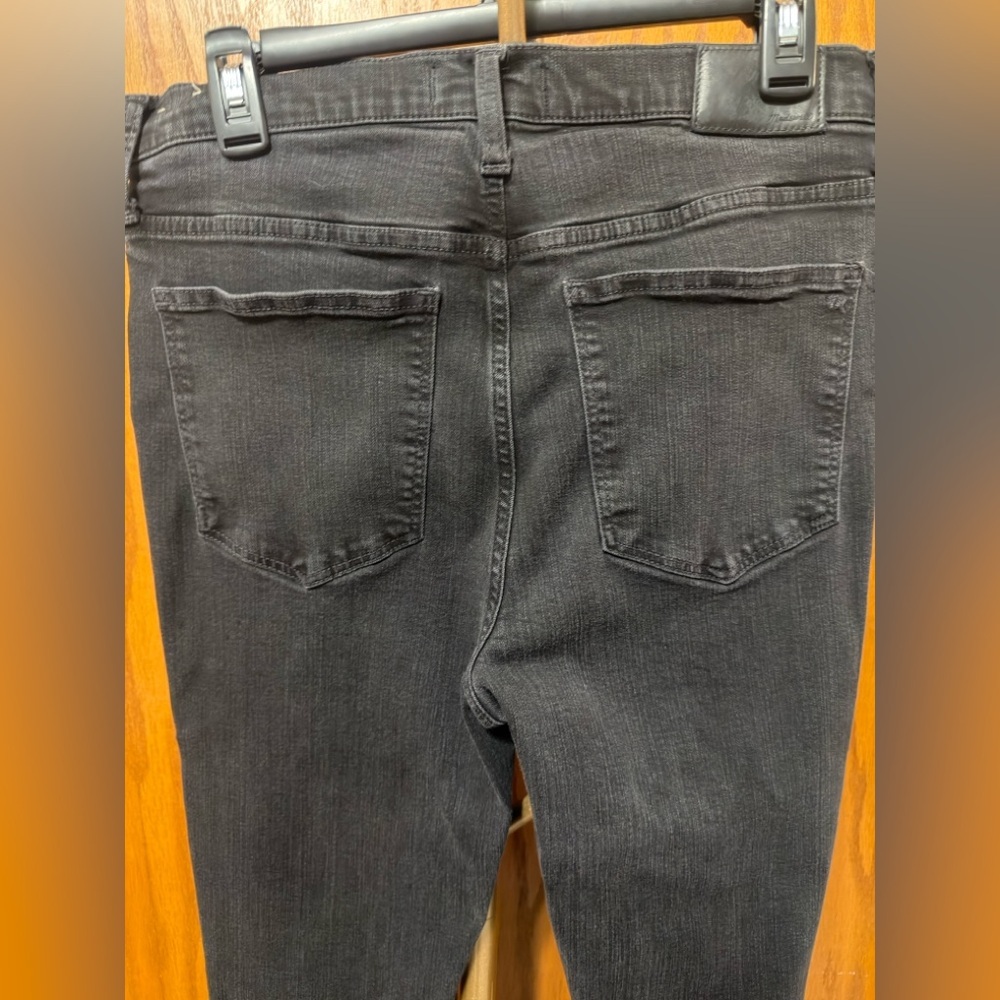 Madewell Roadtripper Skinny Jeans in Black size 31T Tall - Picture 8 of 15